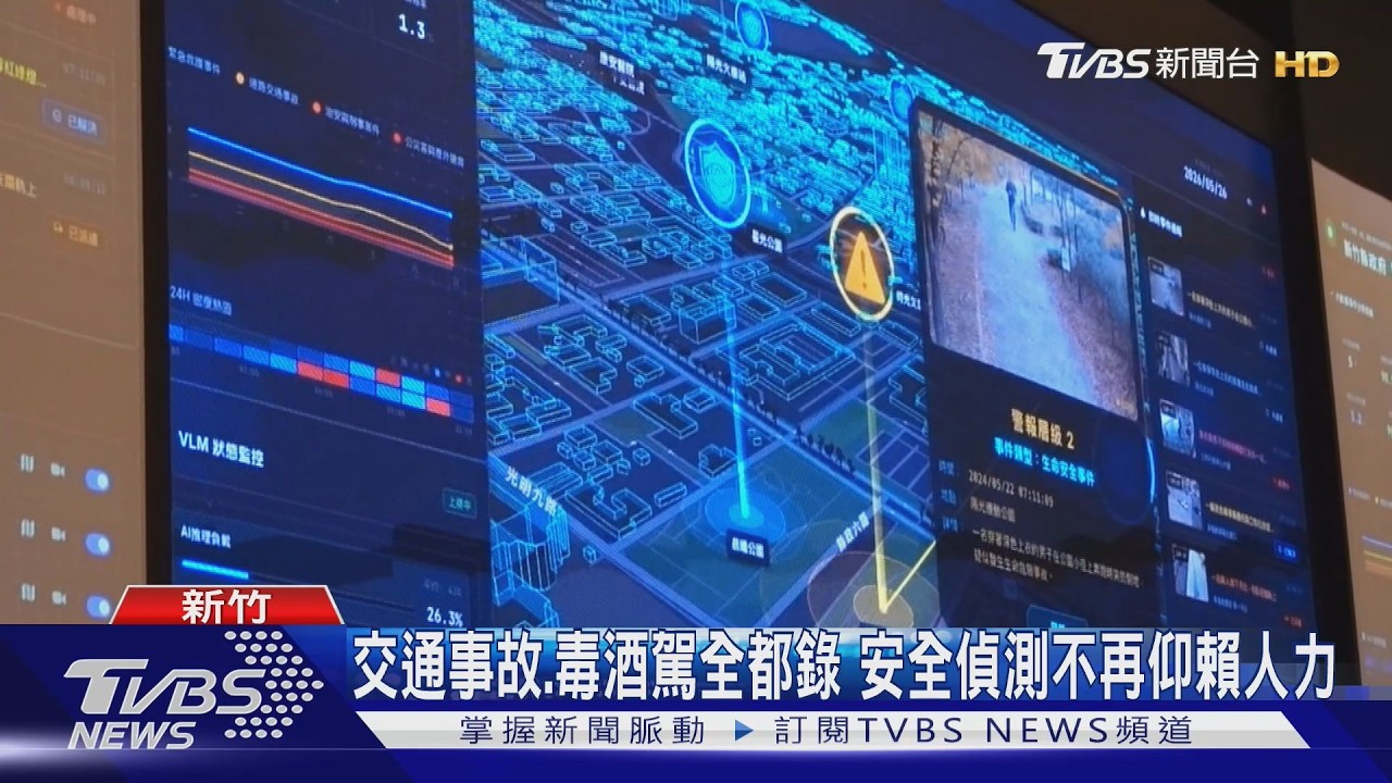 新竹縣推「守護之眼」！建立全時段AI安全偵測