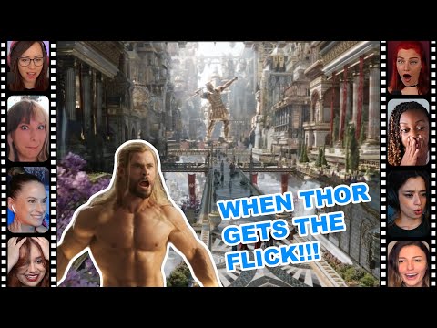 Female fans react to Thor's new god bod!!