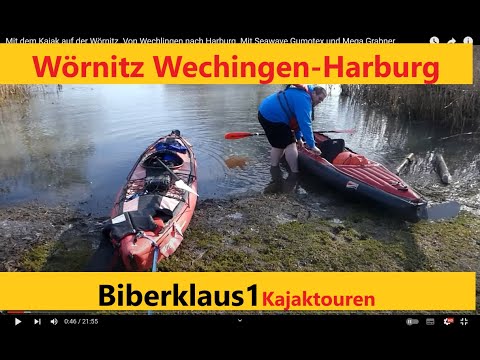 Mit dem Kajak auf der Wörnitz. Von Wechlingen nach Harburg. ( Seawave Gumotex und Mega Grabner)
