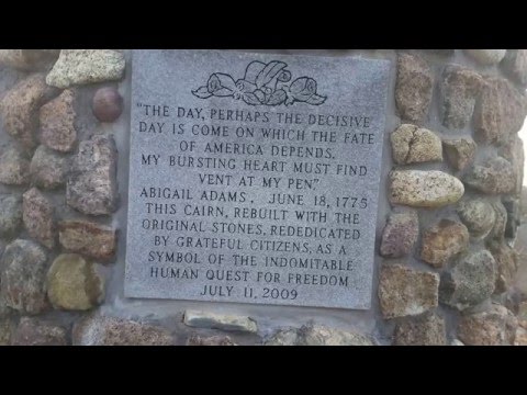 The Abigail Adams Cairn.