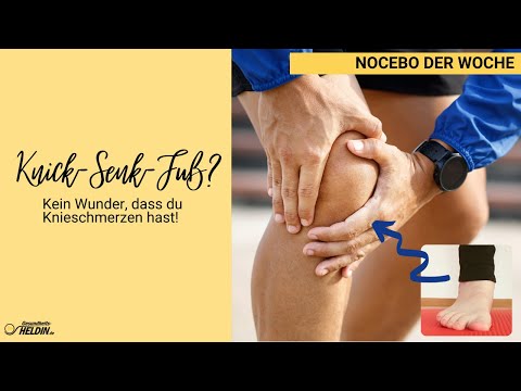 Knieschmerzen? Kein Wunder, wenn du einen Knick-Senk-Fuß hast!