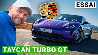 Essai Porsche Taycan Turbo GT Pack Weissach : au volant du monstre électrique du Nürburgring !