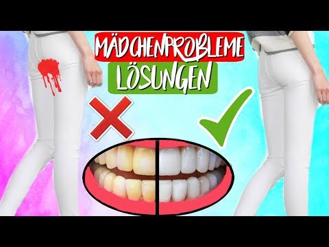 Nervige Mädchen Probleme und Lösungen! Gelbe Zähne, Perioden Fail & Mehr!