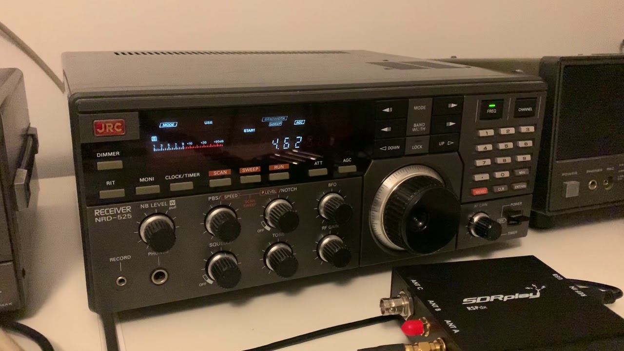 UVB-76 'The Buzzer' 4625 kHz loud and clear at my new QTH on the JRC NRD525