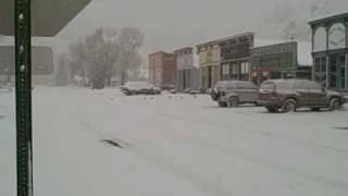 preview picture of video 'First Major Snow in Lake City, Colorado'