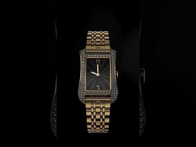 ساعه نسائيه ستيل باللون الذهبي