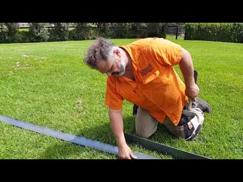 How to install Steelscape garden edging