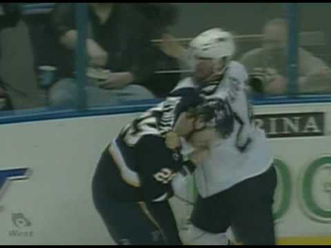 Steve Staios vs Jeff Woywitka Nov 29, 2008