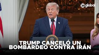 🚨 FRENÓ EL ATAQUE | Trump dijo que canceló un bombardeo contra Irán #26Global