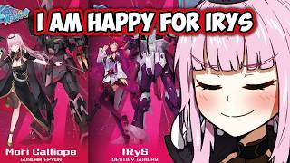 Calli Happy That She and IRys Got The Chance to Collab with Gundam