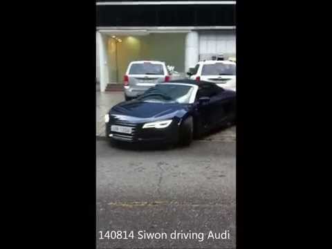 #Siwon VS #Eunhyuk driving car [Audi] #Wonhyuk