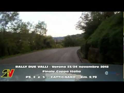 XXX Rally Due Valli - Verona 23/24 novembre 2012. Finale Coppa Italia  PS 2 e 5 Cattignano Km. 9,79
