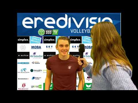 Interview met Sil Meijs na bezoek in de Meerwaarde bij de wedstrijd Simplex/SSS - Draisma Dynamo