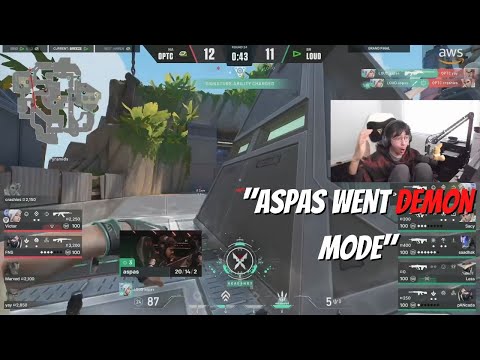 TenZ Reacts To LOUD ASPAS Demolishing OPTIC