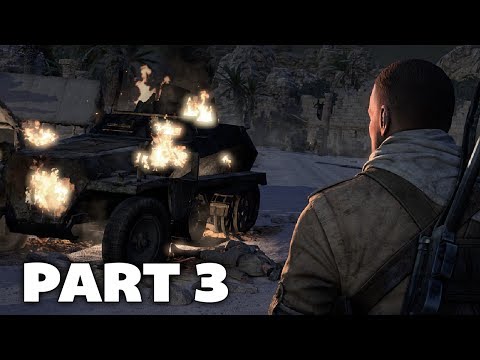 Sniper Elite 3 Gameplay Walkthrough Part 3 - Gaberoun Part 2 (PC Ultra 1080p)