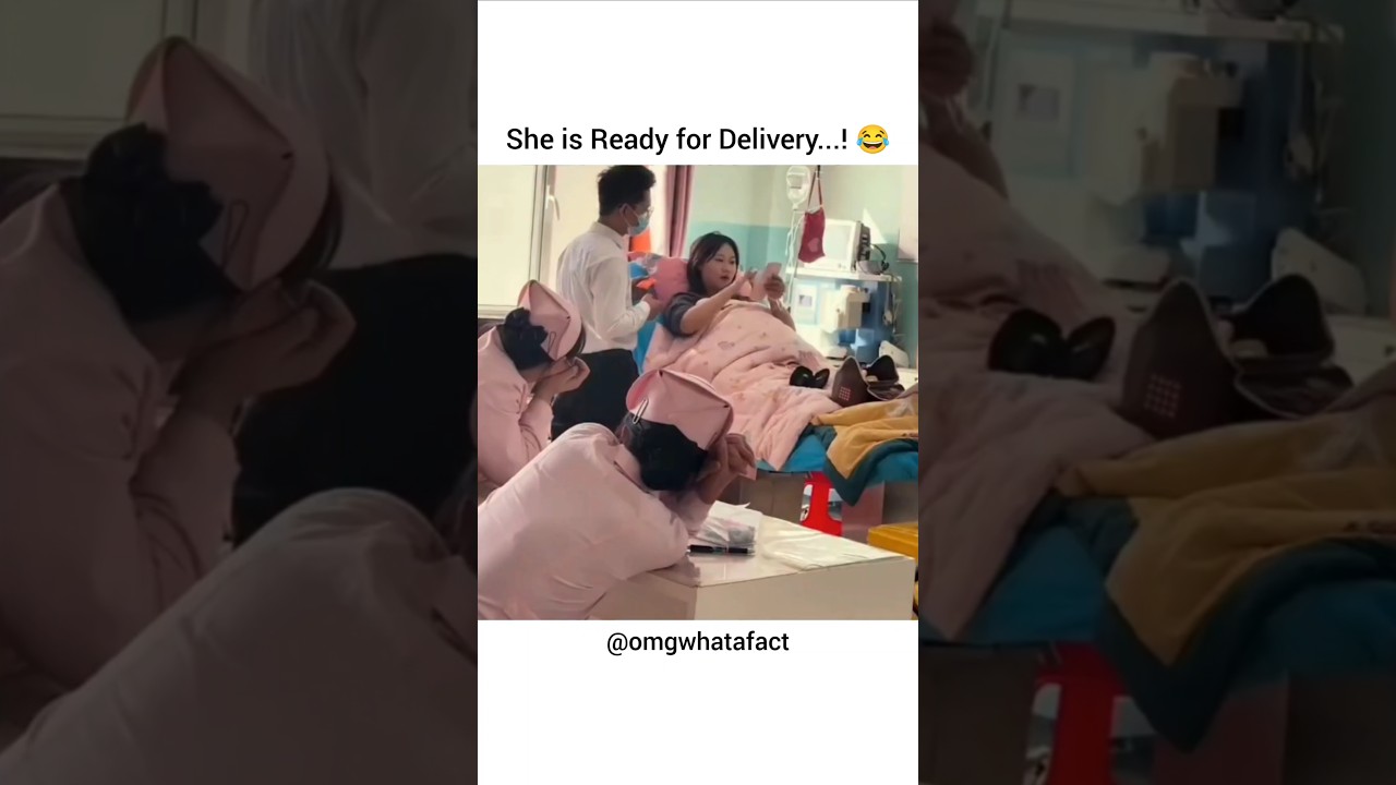 그녀는 출산을 준비하고 있어요...! 😂 #반바지 #반바지영상