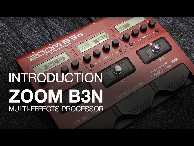 Процесор ефектів для бас-гітари Zoom B3N - MUSICALKA.COM.UA