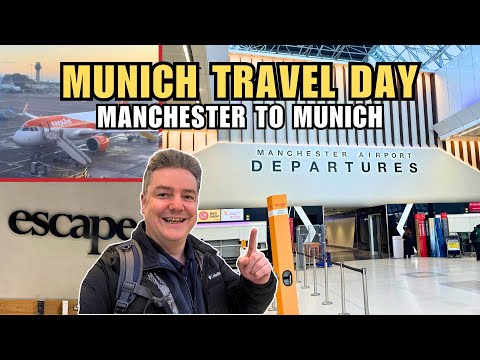 Flying from Manchester Terminal 2 to Munich 🇩🇪 | Solo Travel Day & Airport Experience