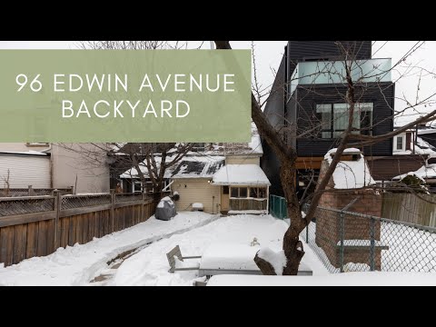 96 Edwin Avenue | Central Toronto - Junction Triangle | Backyard