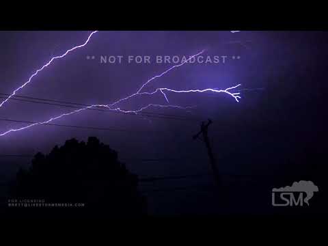 08-26-2022 Rapid City, SD - Stunning Slow Motion Lightning Storm