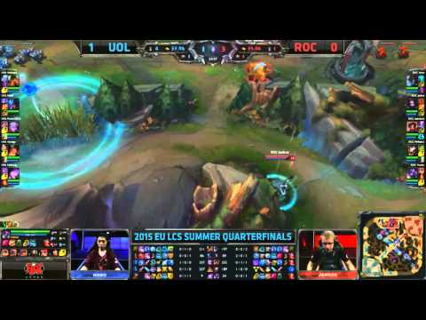 Unicorns of Love vs Roccat - Game 2 -  EU LCS SUMMER PLAYOFFS   QUARTERFINALS