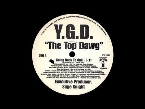 Y.G.D. The Top Dawg ‎– Going Back To Cali (Instrumental)