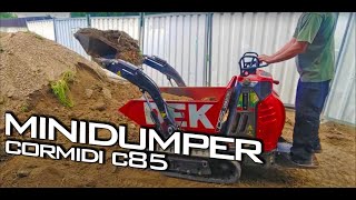 Dumper cormidi 85 minidumper self loading landscaping terraced garden