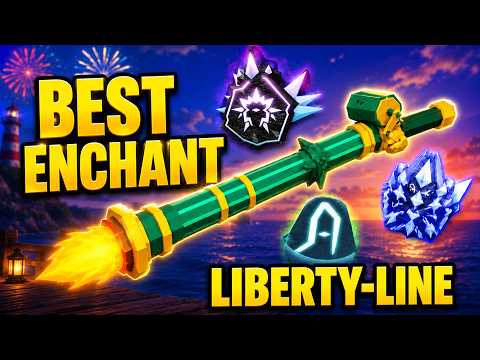BEST ENCHANT for LIBERTY LINE ROD in FISCH Roblox