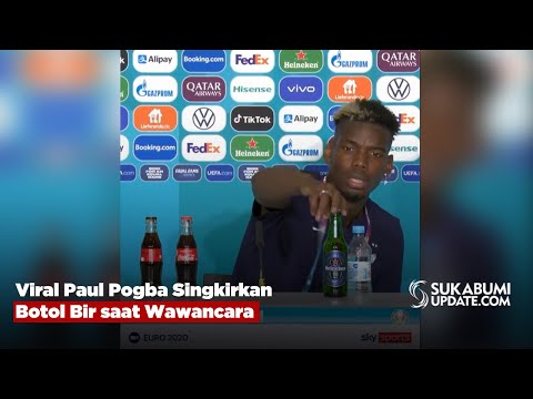 Viral Paul Pogba Singkirkan Botol Bir saat Wawancara