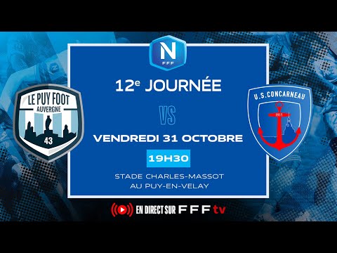 J12 I Le Puy Foot 43 vs US Concarneau en replay I National FFF 2025-2026