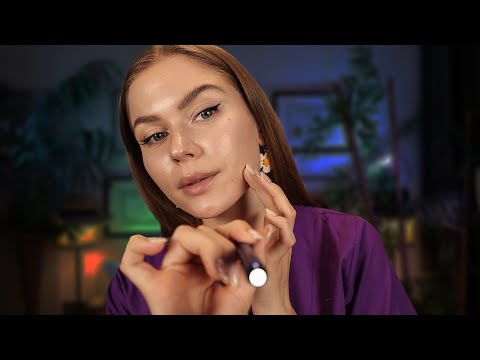 ASMR Face Examination RP.  Relaxing Personal Attention ~ Soft Spoken