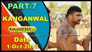 (1) Kanganwal (Sangrur) Kabaddi Tournament 1 Oct 2015