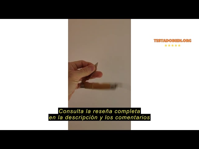 Vídeo relacionado con Flores Cortés - Navaja Mango Haya con Tenedor (70 mm.)