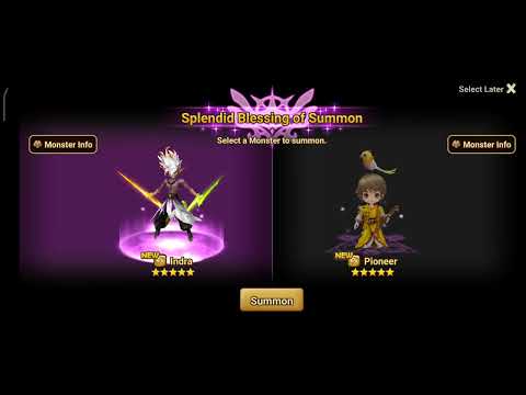 🌪◆ Summonhenge ◆ Mystical Scroll Summon each Nat 5★ The Wind Indra and Pioneer Love🌪 - Summoners War