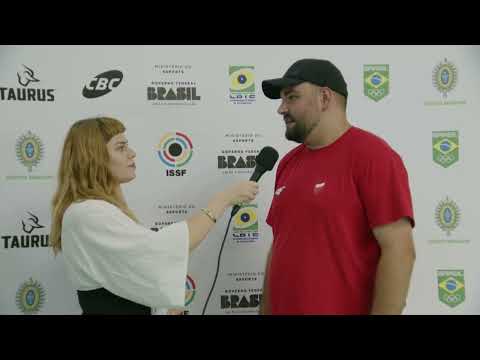 Interview MILIVEK (POL) - Bronze Medal - Rapid Fire 25m Pistol Men - Rio de Janeiro (BRA) - ISSF WC