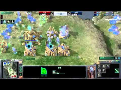 [2012.09.07] SK플래닛 스타2 프로리그 시즌 2 PO 1차전 CJ vs SKT 에이스 결정전 (오하나) 김준호(Protoss) vs 정윤종(Protoss)