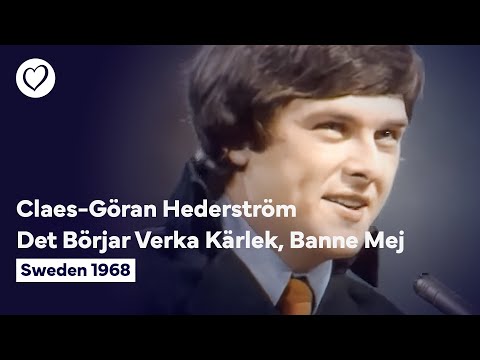 Claes Göran Hederström - Det Börjar Verka Kärlek, Banne Mej - Sweden 🇸🇪 - Grand Final 1968