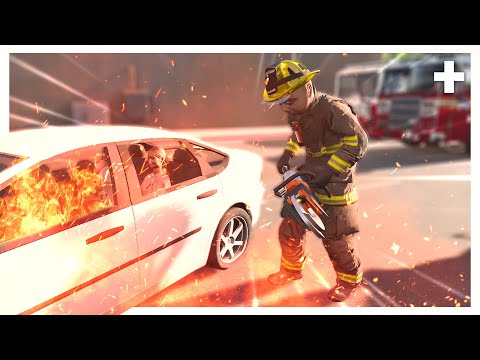 Playing The Most Scuffed Firefighter Game