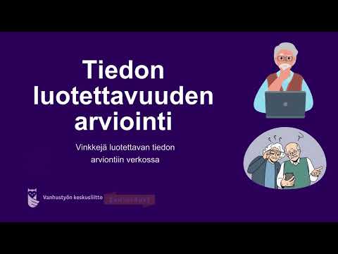 Tiedon luotettavuuden arviointi