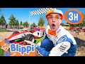 Blippi Drives A F1 Racecar ️ Vroom Vroom Vehicle Show Educational Videos For Kids