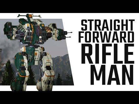 Straightforward but effective! Rifleman RFL-3C - Mechwarrior Online The Daily Dose #310