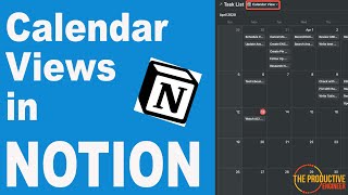 Using Calendar Views in Notion - A Guide