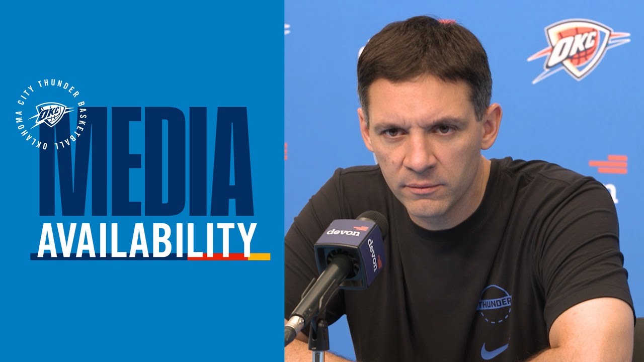 Coach Daigneault on the Thunder’s win over the Mavericks | Post Game Media | December 05, 2025