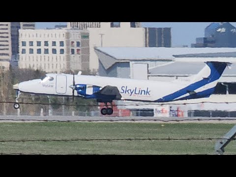 Skylink Express Beech 1900C Taking Off From Runway 31 #yqr