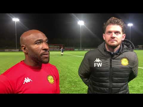 Worthing 2-1 Merstham | Frank Wilson & Barry Hayles Interview