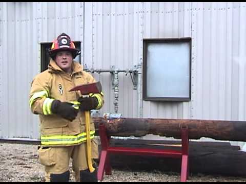 How to use a fire ax - maritime firefighting