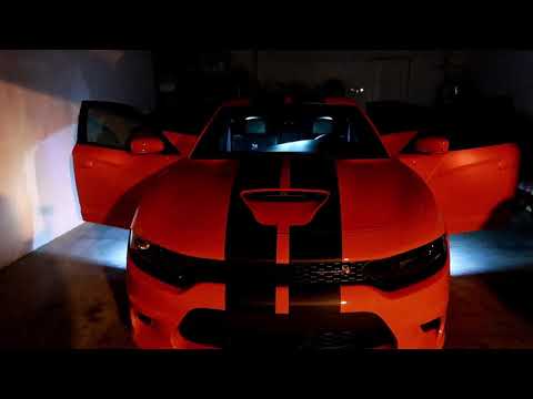 COMPLETE DIODE DYNAMICS INTERIOR LIGHTING ON MY CHARGER SCAT PACK - SUPER CLEAN | FATKAT