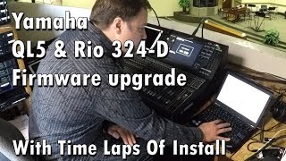Video thumbnail for Yamaha QL5 Digital Mixer and  Rio3224-D Firmware Upgrade by purewaveaudio