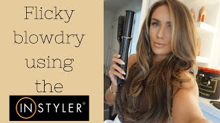 EASY AT HOME FLICKY BLOW DRY | USING THE INSTYLER | CIARA LEGGE-BEALE