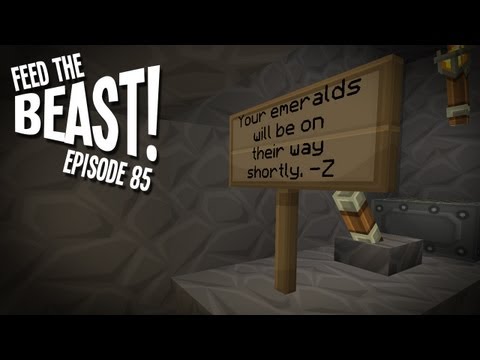 Feed The B-Team! Ep85 - "The Pigman Fires A Warning Shot!!!" Feed The Beast Modpack
